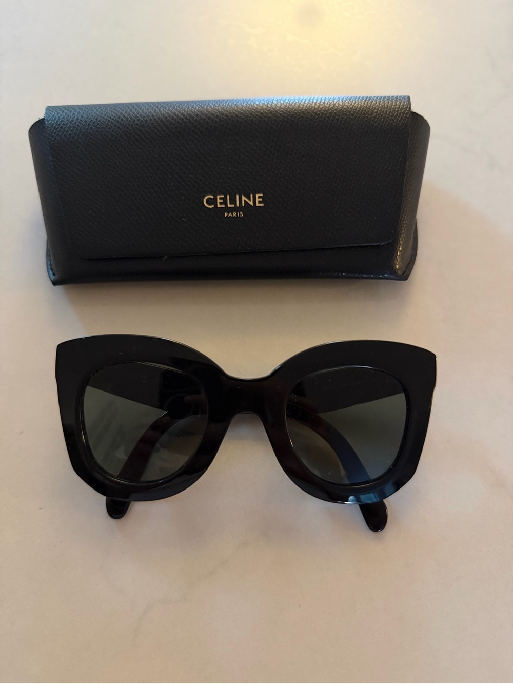 CELINE CL4005IN sunglasses In black - Picture 3 of 9